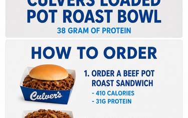 Culver's Healthy Options: Try This High Protein Loaded Pot Roast Bowl (38g Protein)