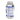 A clear plastic bottle of dietary supplements with a white cap and a blue-and-white label, shown on a plain white background. The label includes 'Supplement Facts' and 'WARNING' text.