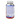 A clear plastic bottle of H-Tech Turkesine 650 dietary supplement with a white cap and a blue label, showing the back text on a white background.