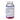 A clear plastic supplement bottle with a white and blue label showing Supplement Facts, sealed with a white protective tape that reads 'SEAL FOR PROTECTION' against a white background.