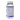 A clear plastic bottle of dietary supplements with a white screw cap and a blue label showing the Supplement Facts panel, isolated on a white background.