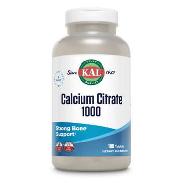 Kal KAL Calcium Citrate 1000mg 180 Tablets