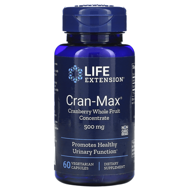 Life Extension Cran-max Cranberry Extract 500mg 60 Vegecaps