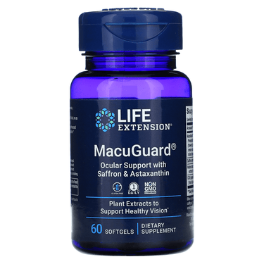 Life Extension MacuGuard Ocular Support w/ Saffron & Astaxanthin 60SG