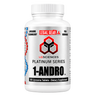 Supplement bottle labeled '1-Andro' by Legal Gear on a white background