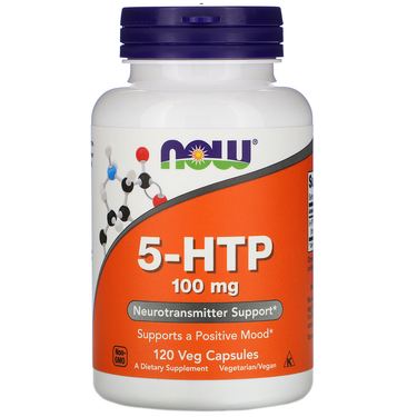 Now Foods 5-HTP 100mg 120 Capsules
