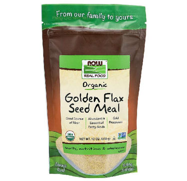 Now Foods Organic Golden Flax Seed Meal 12oz