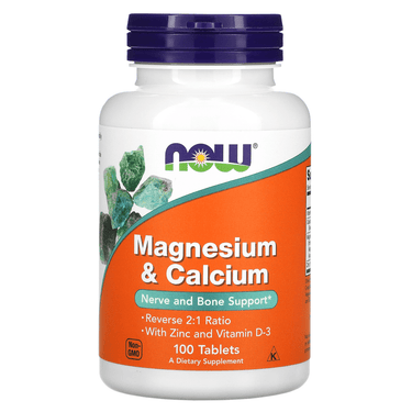 Now Foods Mag & Calcium 2:1 Ratio 100 Tablets
