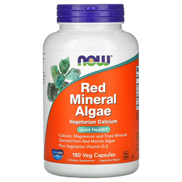 Now Foods Red Mineral Algae 180 Capsules