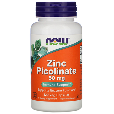 Now Foods Zinc Picolinate 50 Mg 120 Capsules