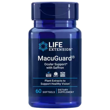 Life Extension MacuGuard Ocular Support w/ Saffron 60 Softgels
