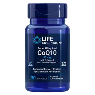 Life Extension Super Ubiquinol CoQ10 50mg 30 Softgels