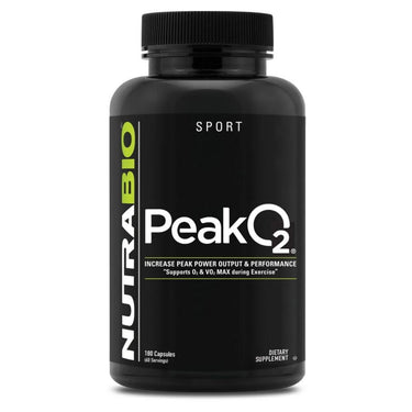 NutraBio Peak 02 180 Capsules