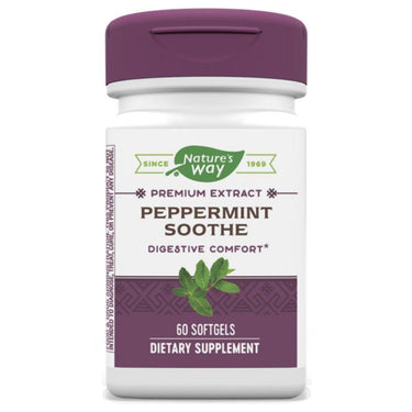 Enzymatic Therapy Nature's Way Peppermint Soothe 60 Softgels