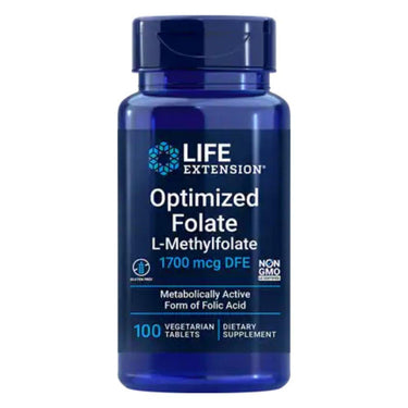 Life Extension Optimized Folate 1000 mcg 100 Capsules