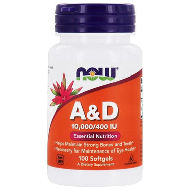 Now Foods NF A & D (10,000/400) 100 Softgels