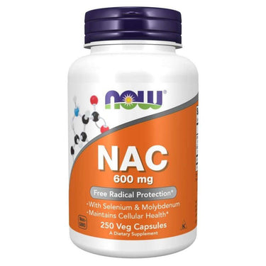 Now Foods NAC 600mg 250 Vege Caps
