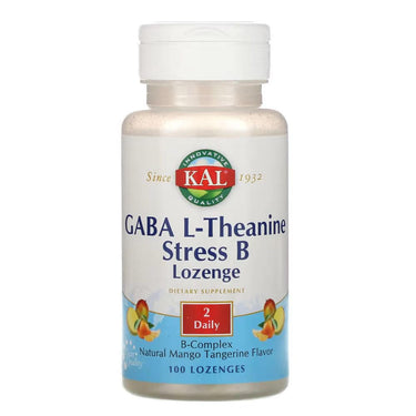 Kal KAL GABA L-Theanine Stress B 100 Lozenges
