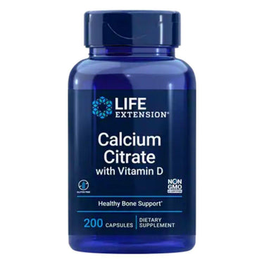 Life Extension Calcium Citrate 200 Capsules