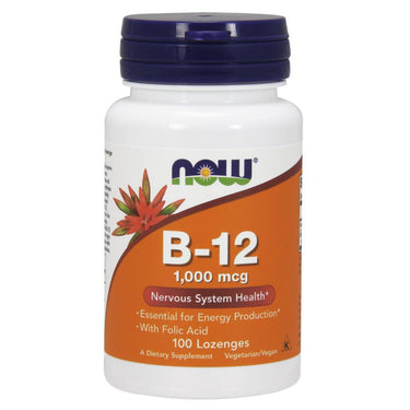 Now Foods B-12 1000 Mcg 100 Lozenges