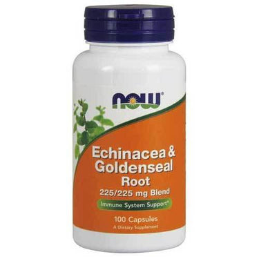 Now Foods Echinacea & Goldenseal Root 100 Capsules