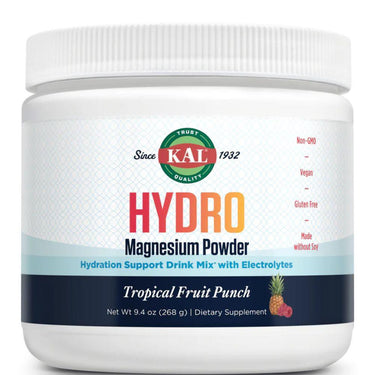 Kal KAL Hydro Magnesium Powder Tropical Fruit Punch 51 Servings