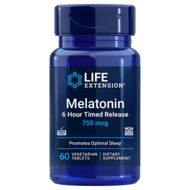 Life Extension Melatonin 6 Hour Time Release 750mcg 60ct