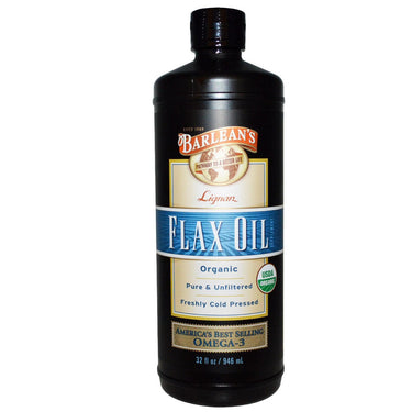 Barlean's Organic Lignan Flax Oil 32 Oz