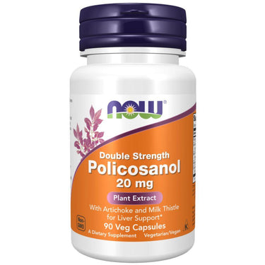 Now Foods Policosanol 20mg 90 Vege Caps