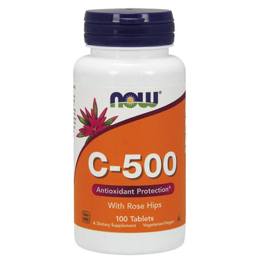 Now Foods C-500 w/ Rose Hip 100 Tablets