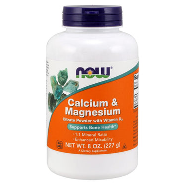 Now Foods Cal/Mag Citrate Powder 8 Oz