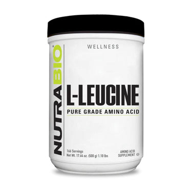 NutraBio Nutrabio L-Leucine 500g Unflavored Powder