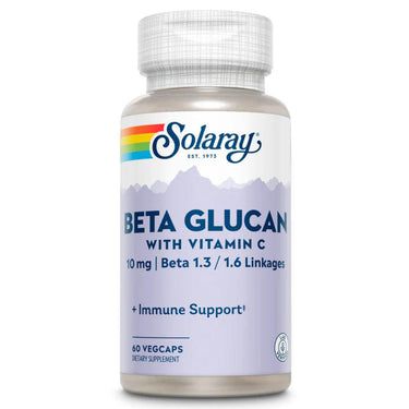 Solaray Beta Glucan 10mg Enhanced with Vitamin C 60 caps