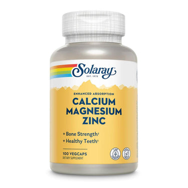 Solaray Calcium Magnesium Zinc 100 Capsules