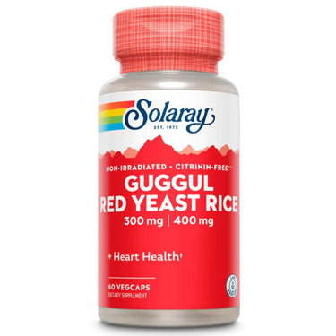 Solaray Guggul and Red Yeast Rice 60 Capsules