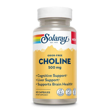 Solaray Odor-Free Choline 500mg 60 Capsules
