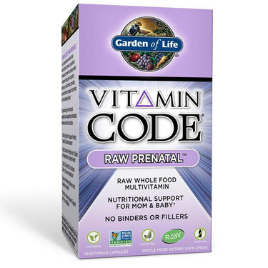 Garden of Life Vitamin Code Raw Prenatal 90 Caps