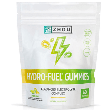 CLEARANCE: ZHOU Hydro Fuel Gummies Lemon Lime 60ct EXP 03/2026
