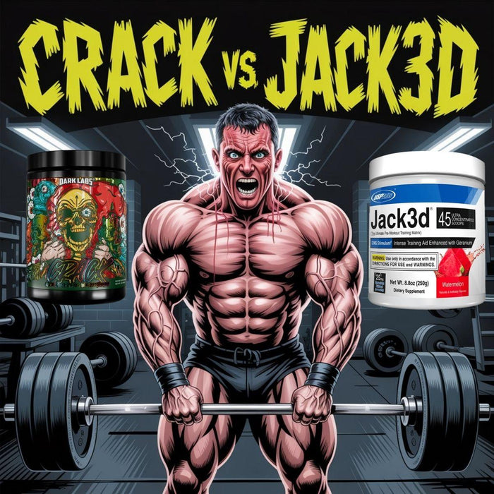 Crack vs. JACK3D Battle of High Stim Preworkouts