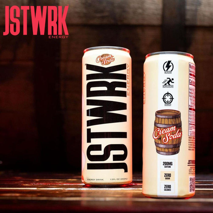 JST WRK Energy Drink Gets New Cream Soda Flavor