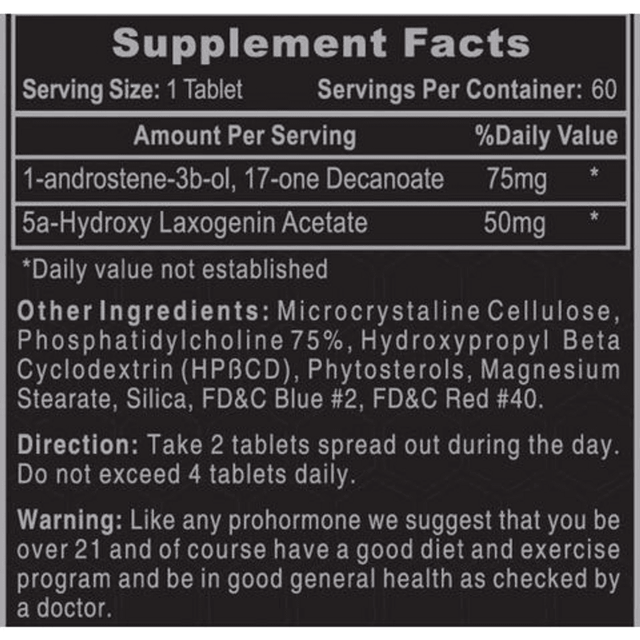 Hi-Tech Pharmaceuticals 1-AD 1-Andro 60CT