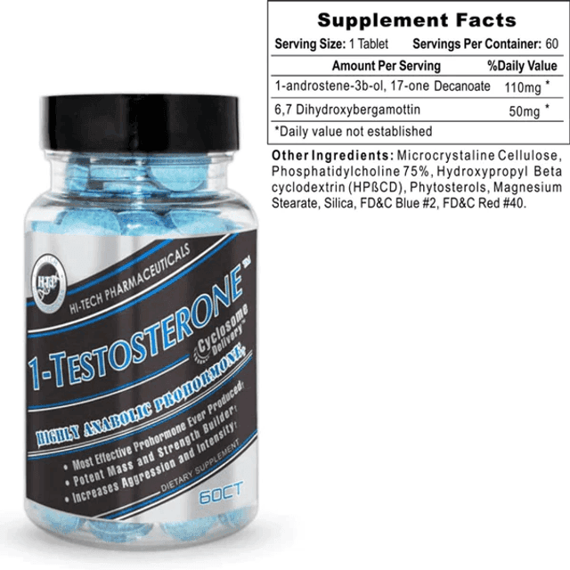 Hi-Tech Pharmaceuticals 1-Testosterone 60CT