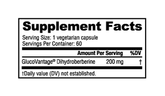  NutraBio Berberine Advanced 200mg 60 Capsules 