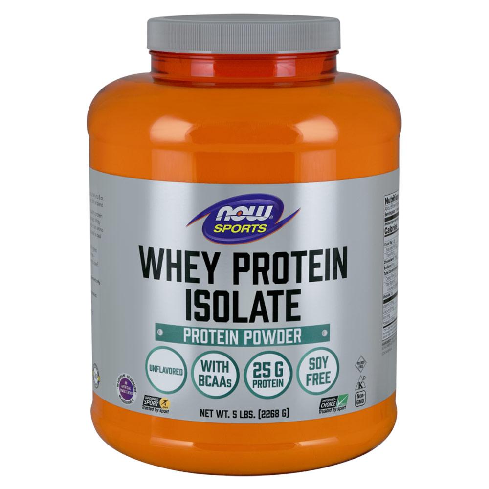 Now Foods Whey Protein Isolate 5lbs