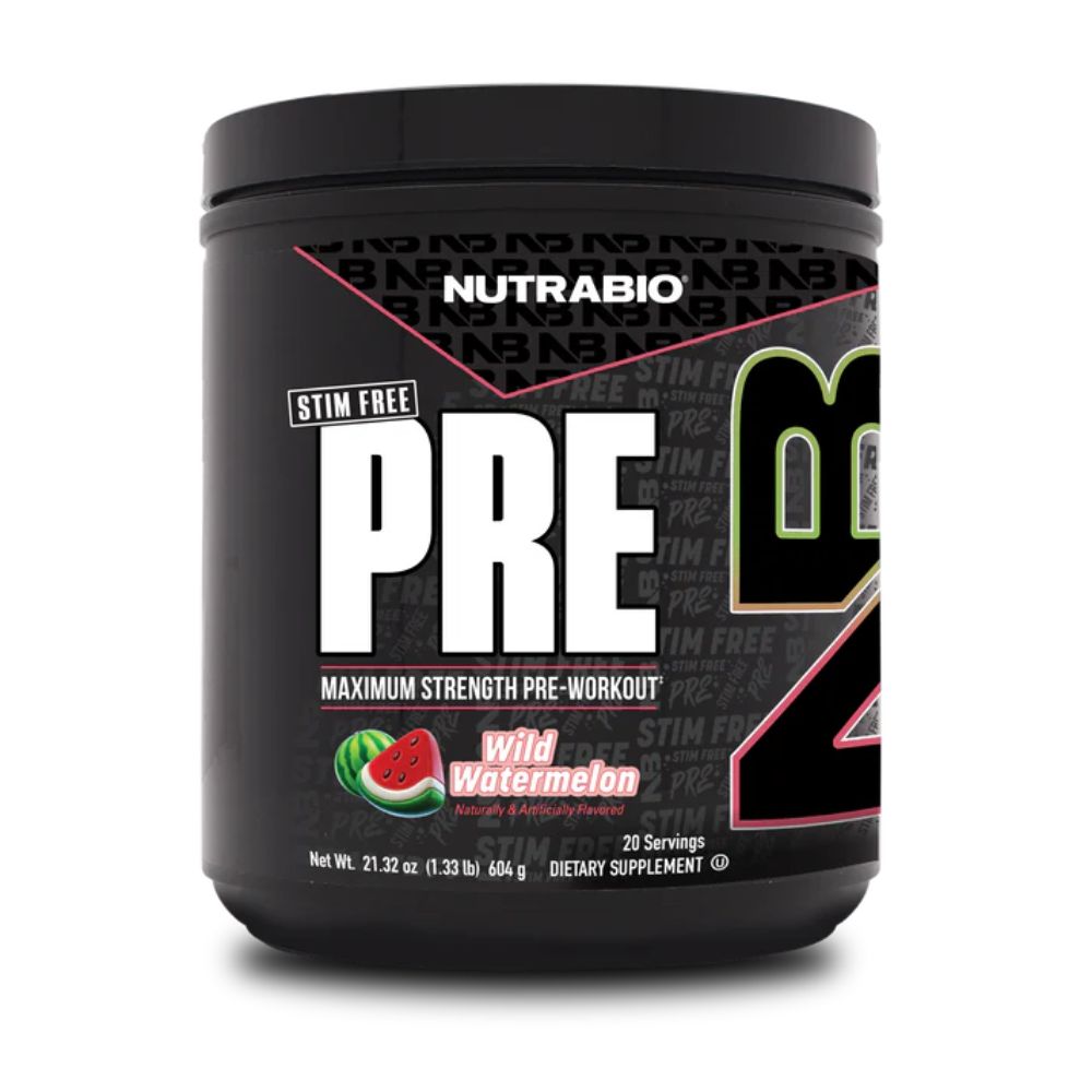 Nutrabio Pre Workout Stim Free 20 Servings