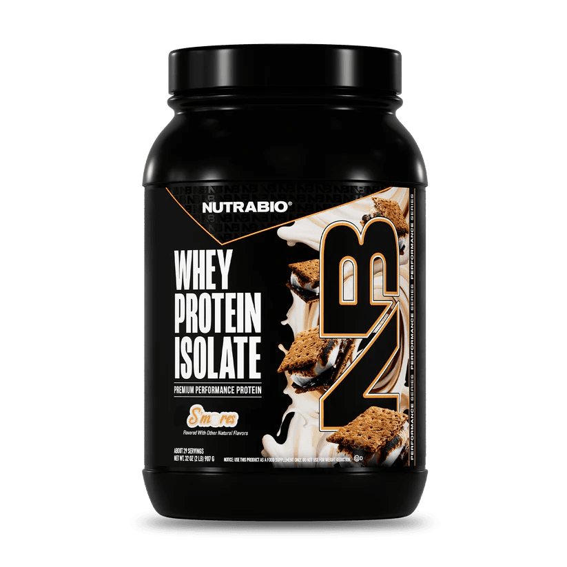 NutraBio 100% Whey Protein Isolate 2lb