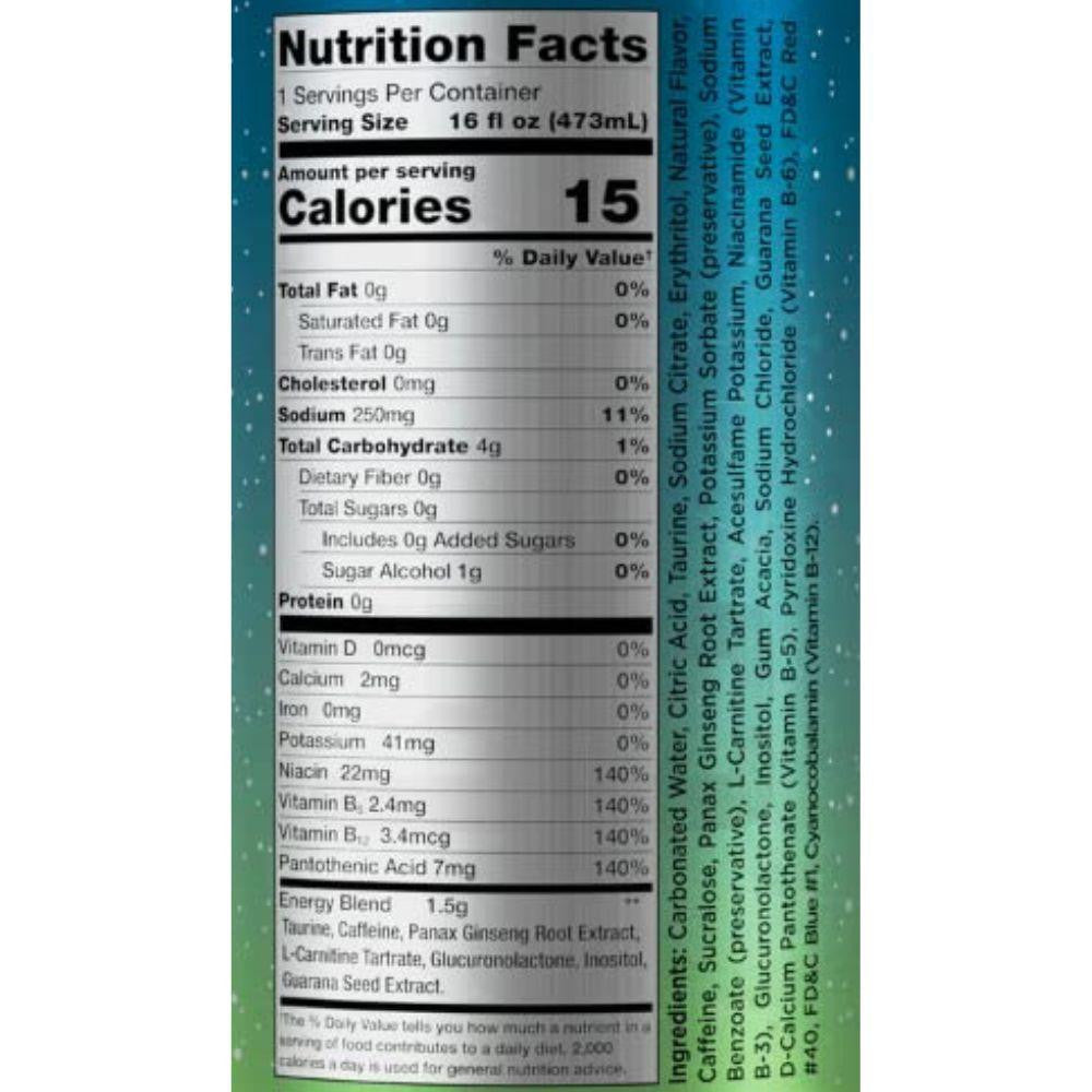  3D Energy Drinks 12 Case 