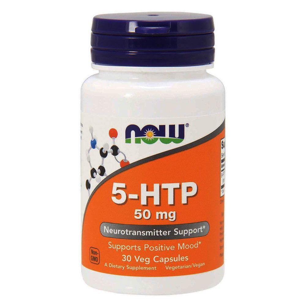  Now Foods 5-HTP 50mg 30 Capsules 