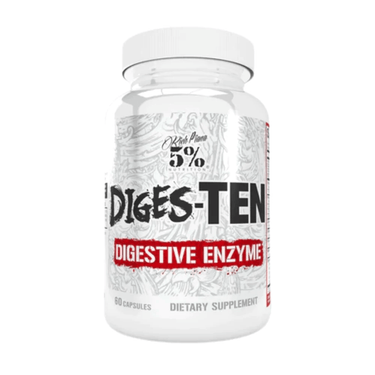 5% Nutrition Diges-Ten 60 Capsules 