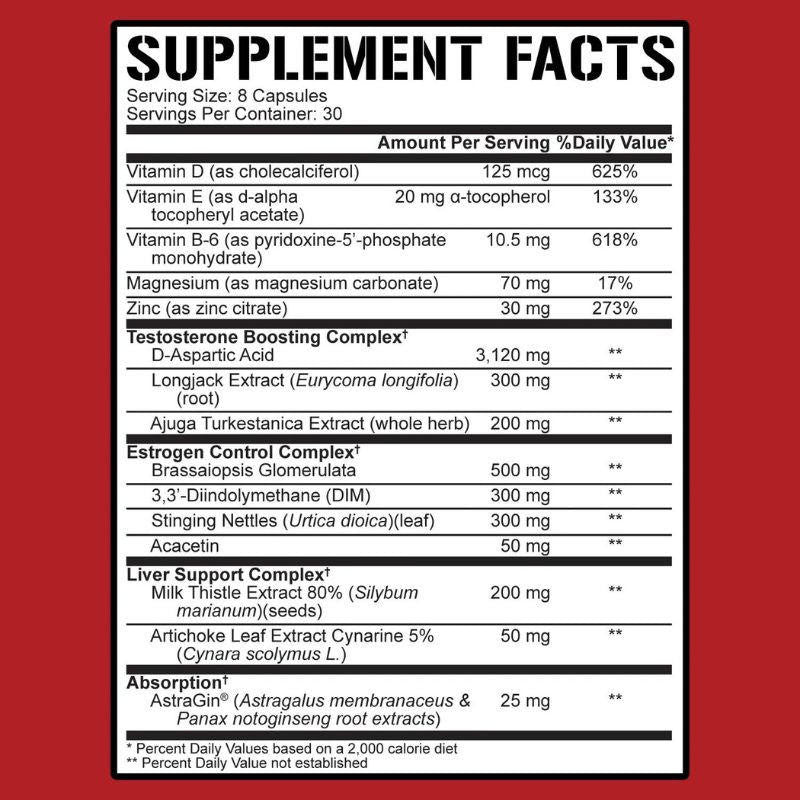  5% Nutrition Post Gear 240 Capsules 